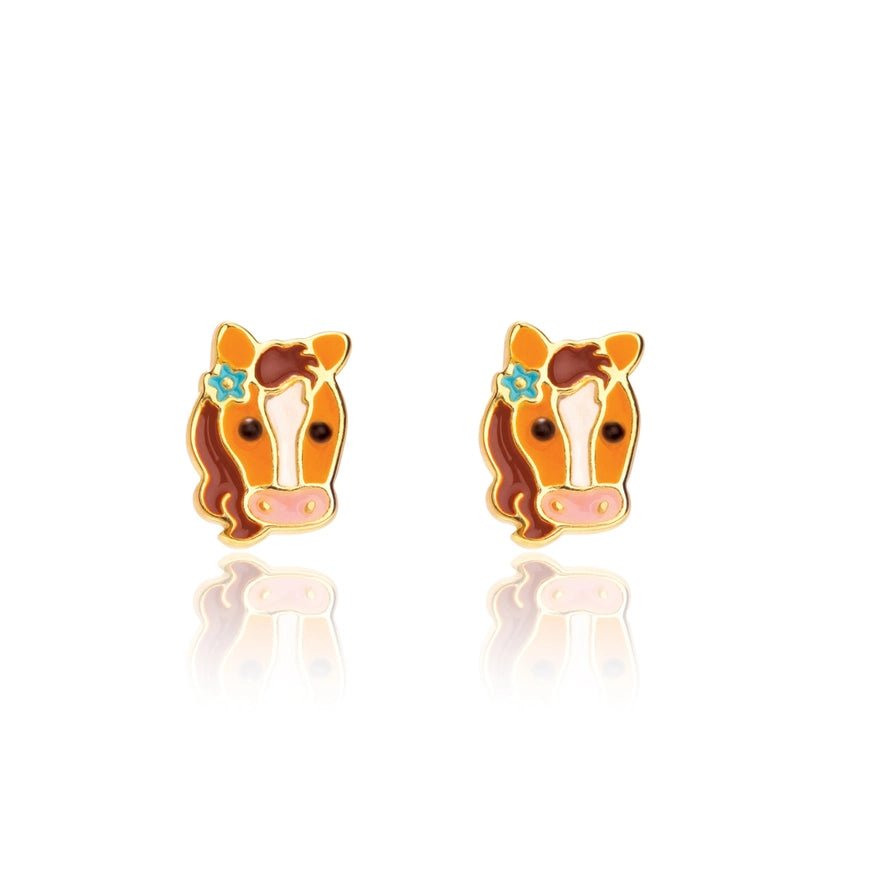 Girl Nation Cutie Stud Earrings - Pretty Pony