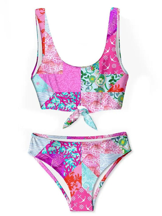 Stella Cove Patch Sea Print Bikini