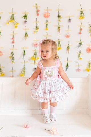 Be Girl Clothing Baskets & Bunnies Alba Romper
