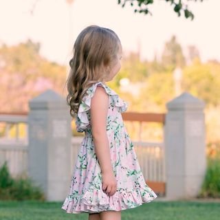 Be Girl Clothing Baskets and Bunnies Blossom Dress