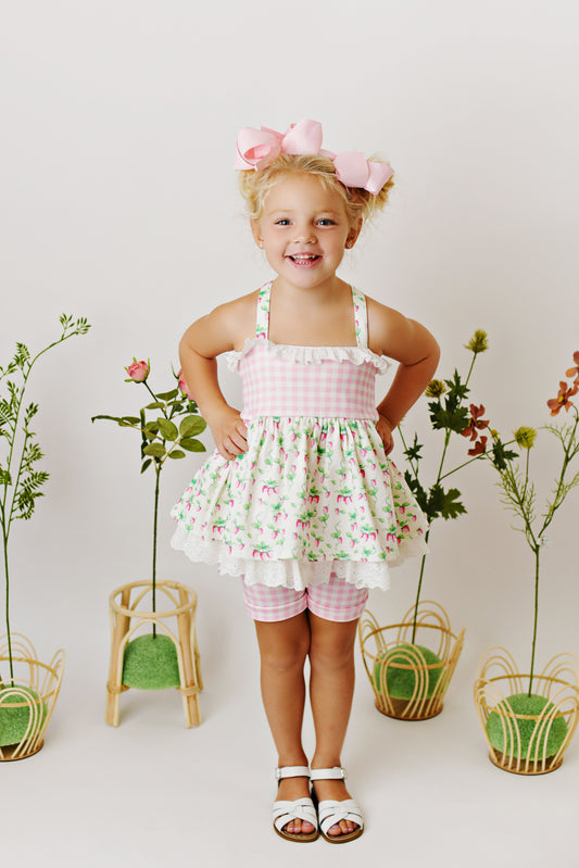 Serendipity Clothing Spring Berries Tunic Set