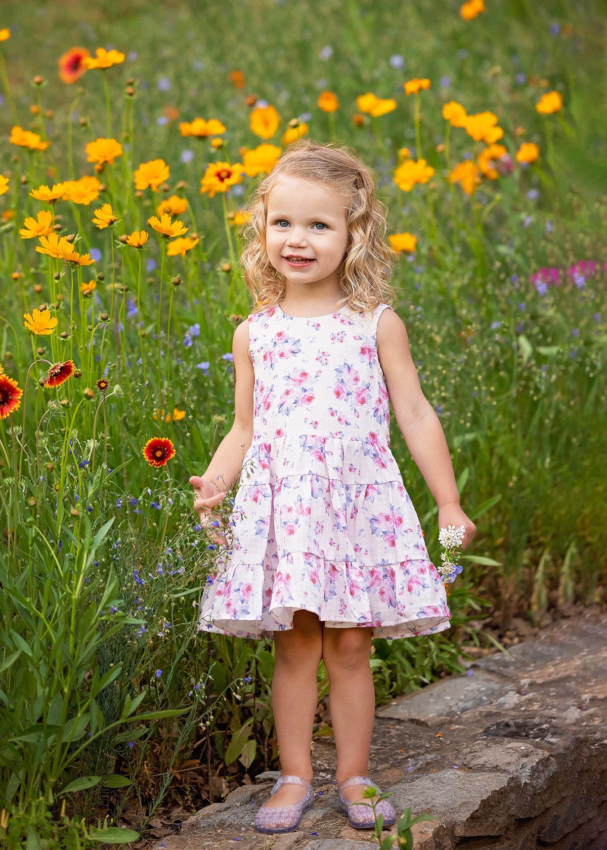 Mabel & Honey Amelia Dress - Purple