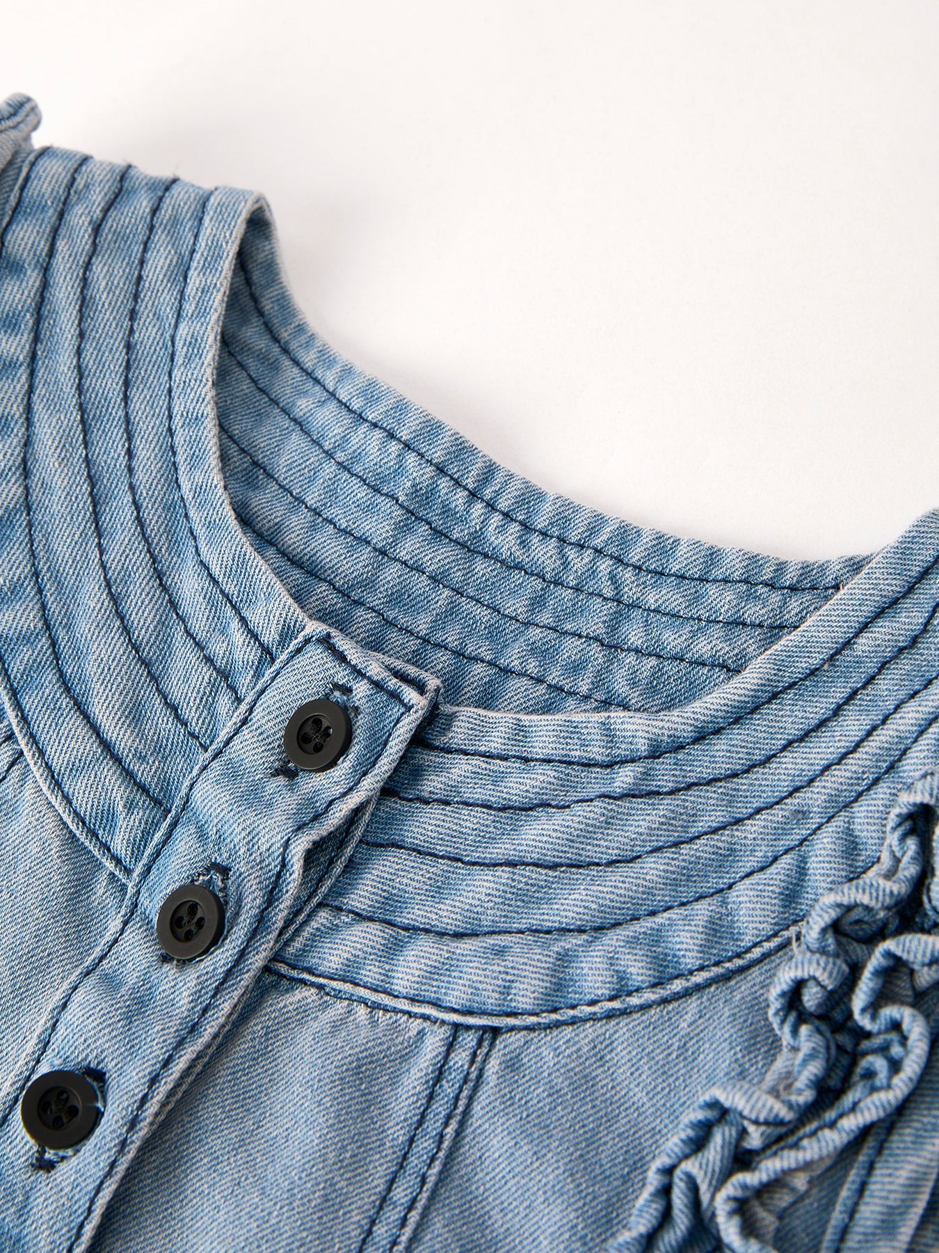 Rylee Faith Designs Summer Girls Sleeveless Ruffle Dress