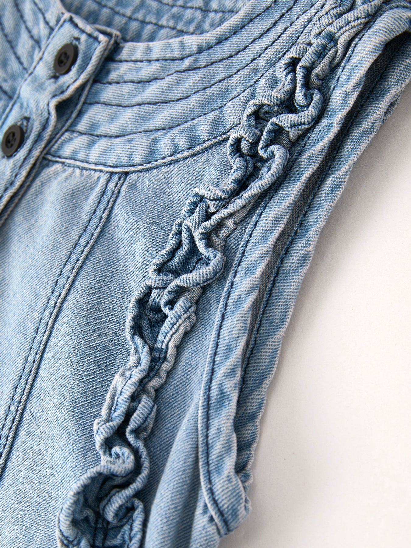 Rylee Faith Designs Summer Girls Sleeveless Ruffle Dress