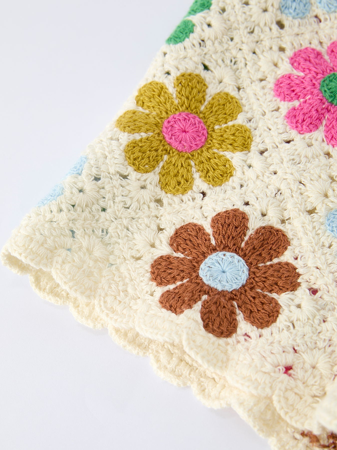 Rylee Faith Designs Summer Crochet Floral Girl Set