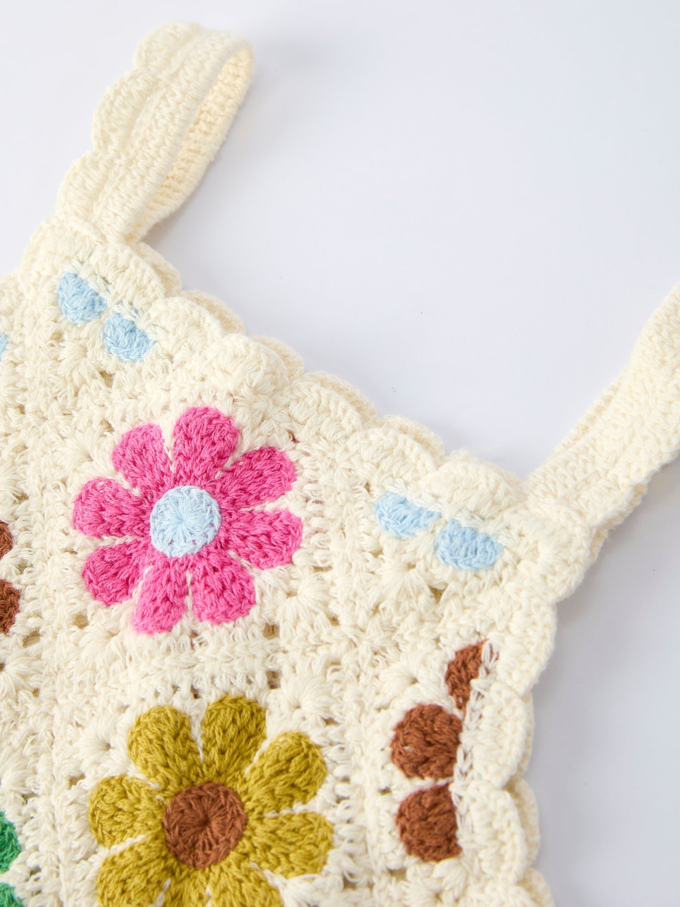 Rylee Faith Designs Summer Crochet Floral Girl Set