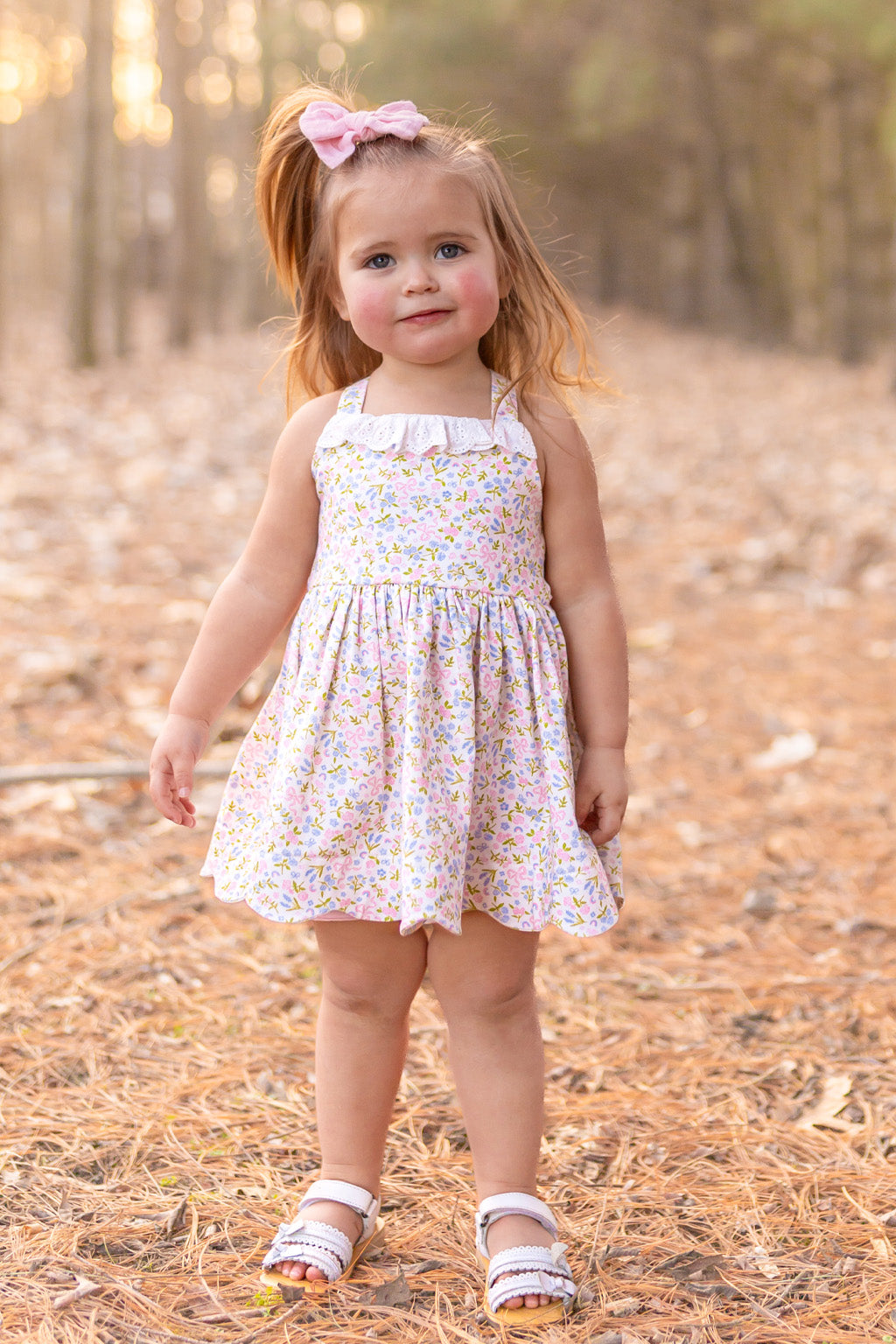 Serendipity Clothing Girls Spring Tunic & Bloomer Set