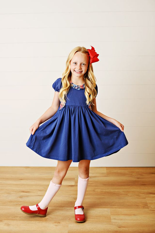 Swoon Kids Moonlit Garden Gwen Tab Dress