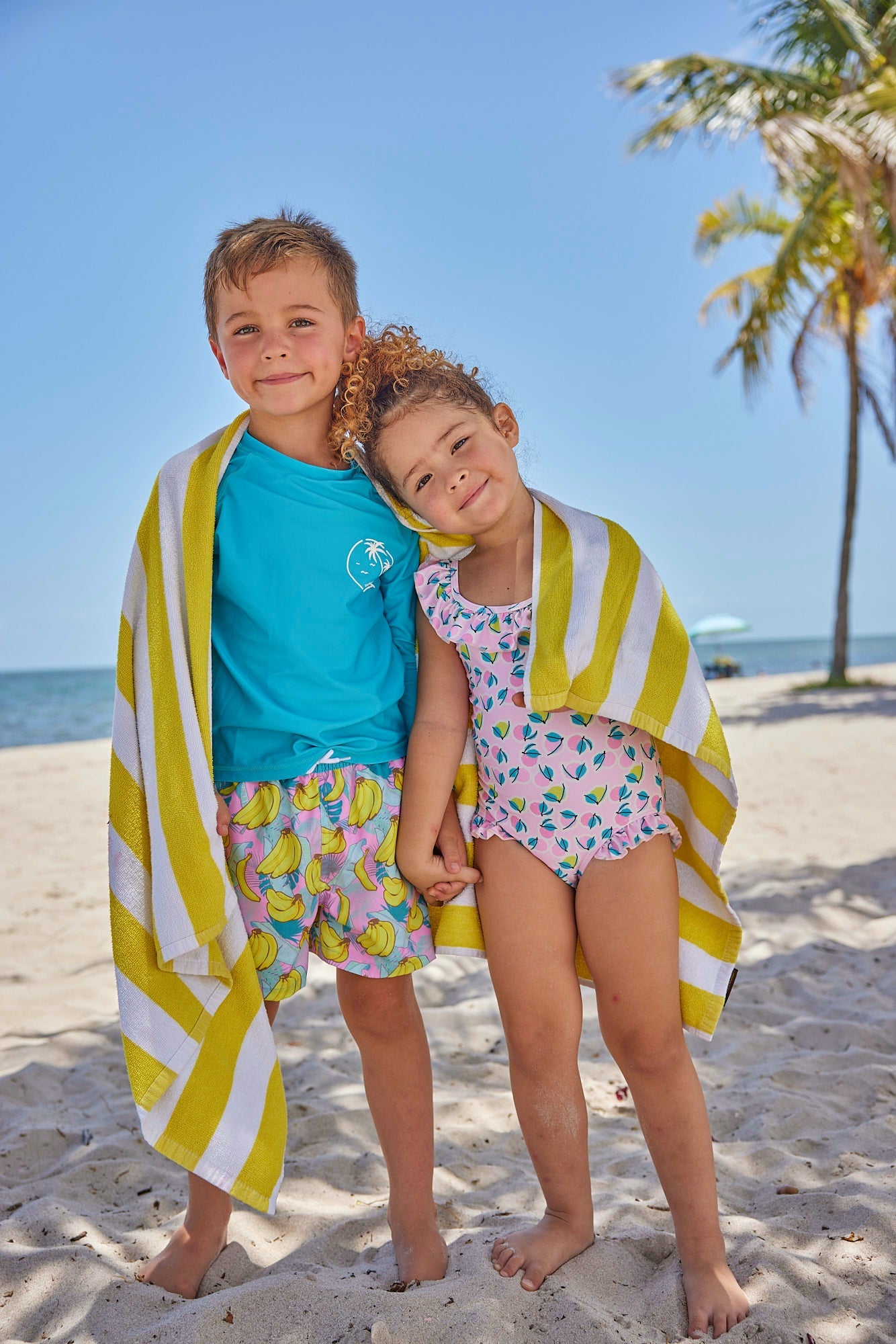 Blueberry Bay Boys Copa Banana Swim Trunks