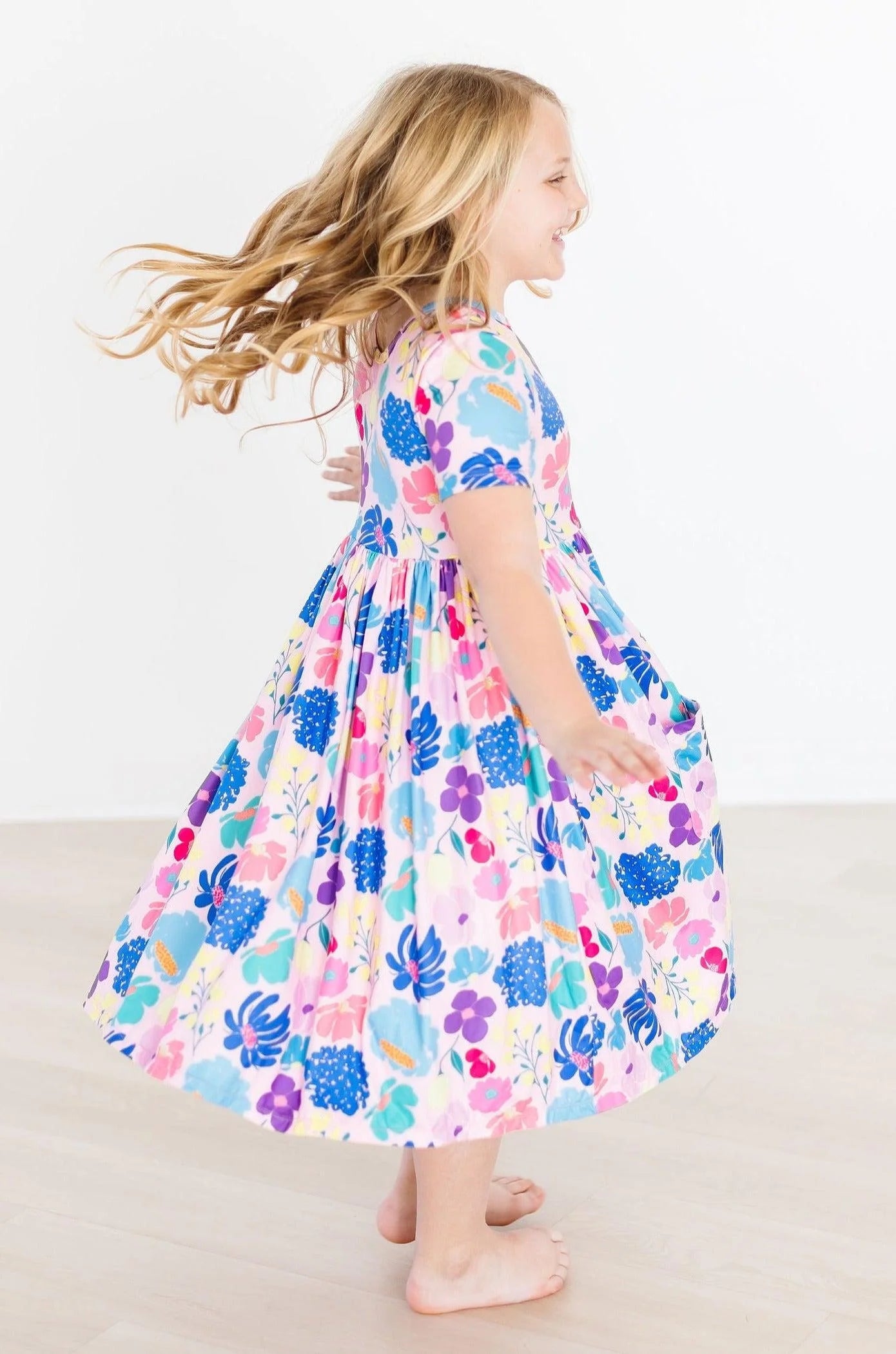 Mila & Rose Dahlia Dreams Pocket Twirl Dress
