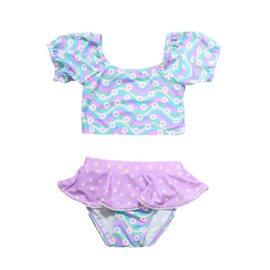 Blueberry Bay Haven Oasis Two Piece Swimsuit