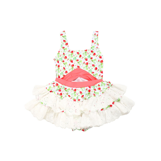 Blueberry Bay Paradise Castle One Piece Swimsuit