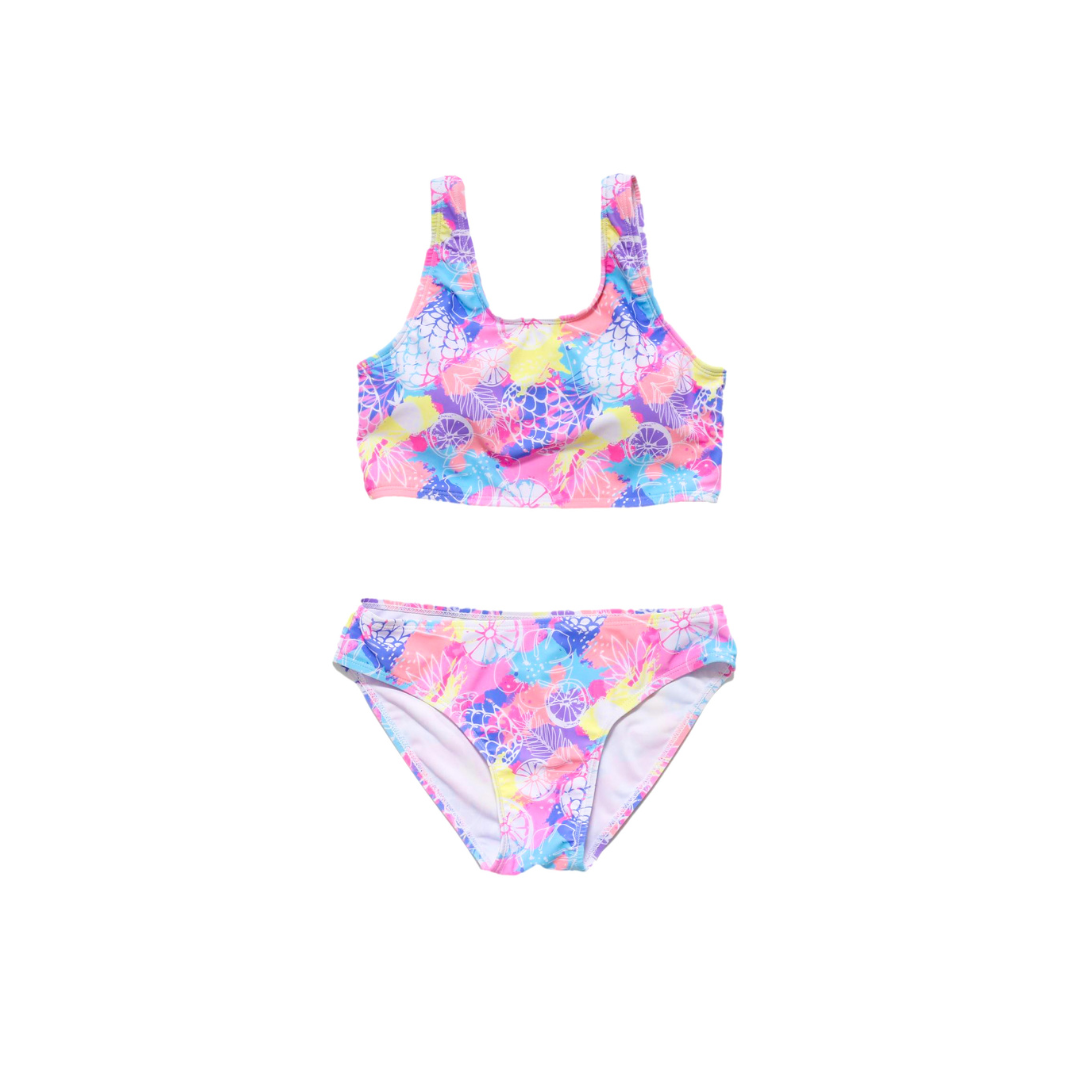 Blueberry Bay Sunset Candy Two Piece Swimsuit