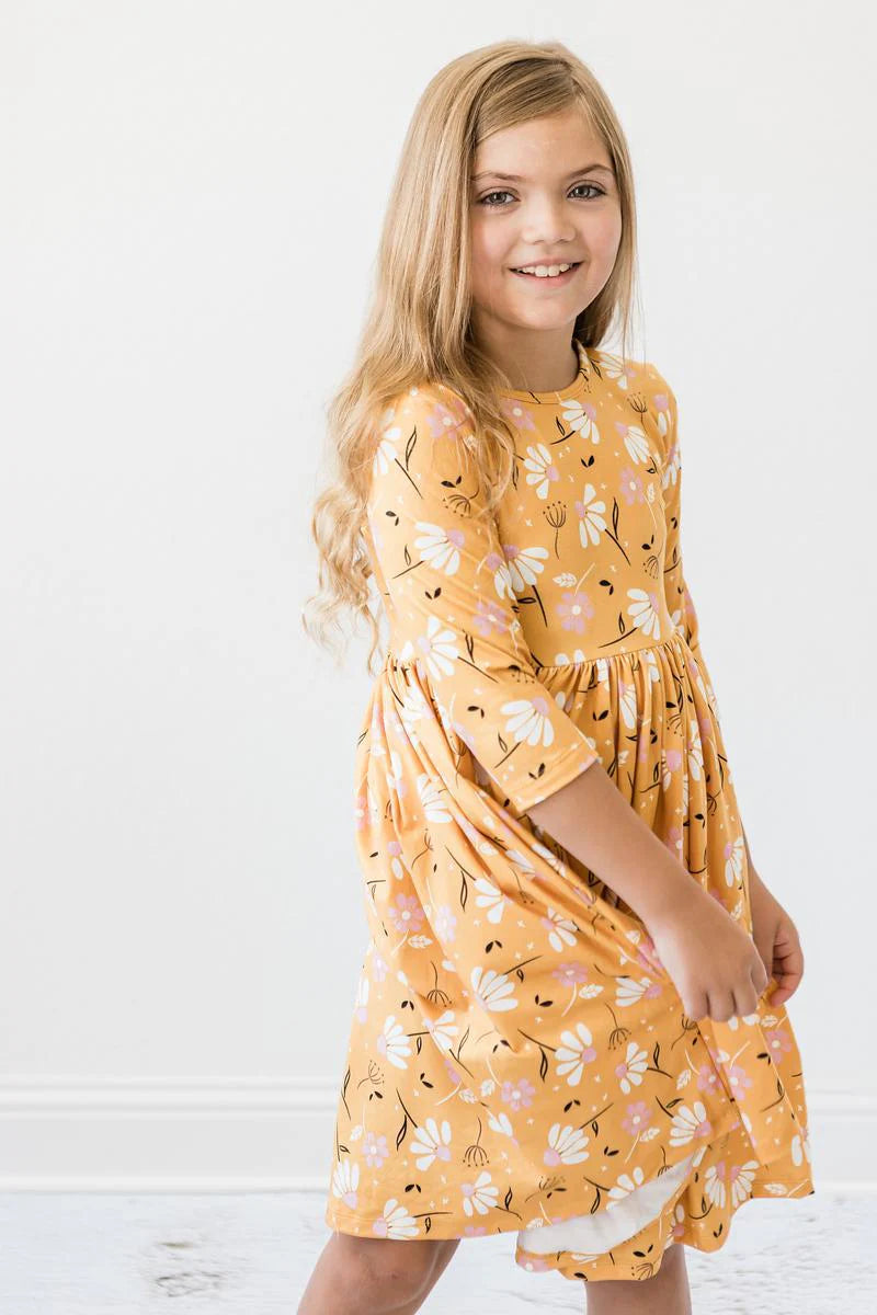 Mila & Rose Dandelions in Fall Twirl Dress