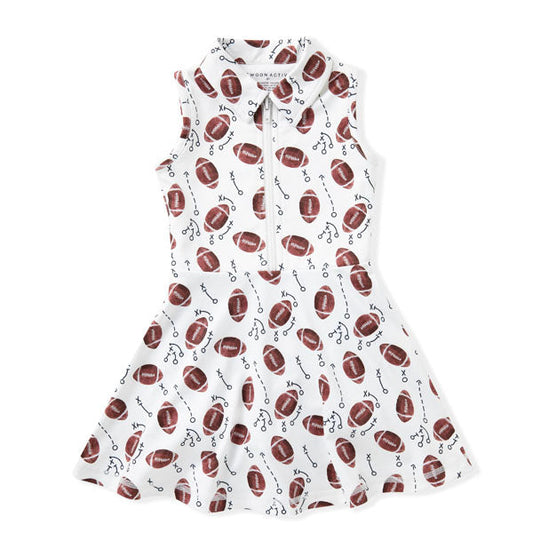 Swoon Baby White Football Collar Tennis Dress