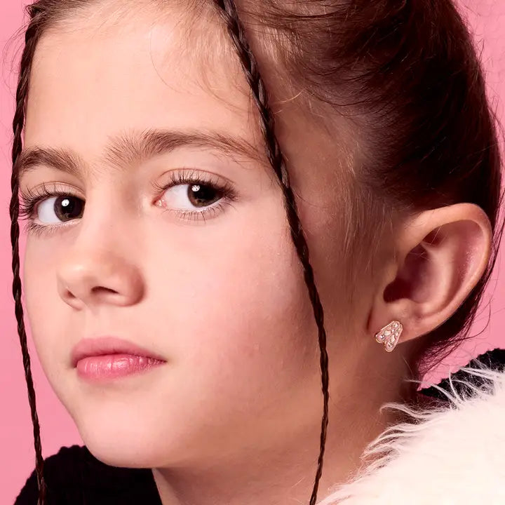 Girl Nation Cutie Stud Earrings - Ballet Slippers