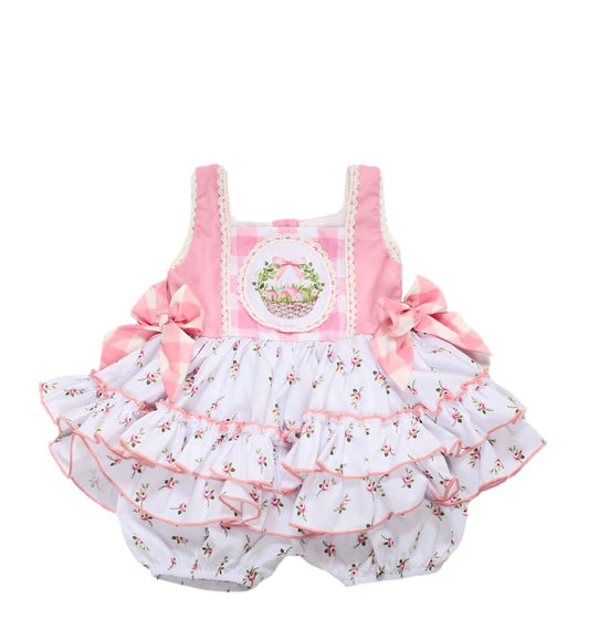 Be Girl Clothing Baskets & Bunnies Alba Romper