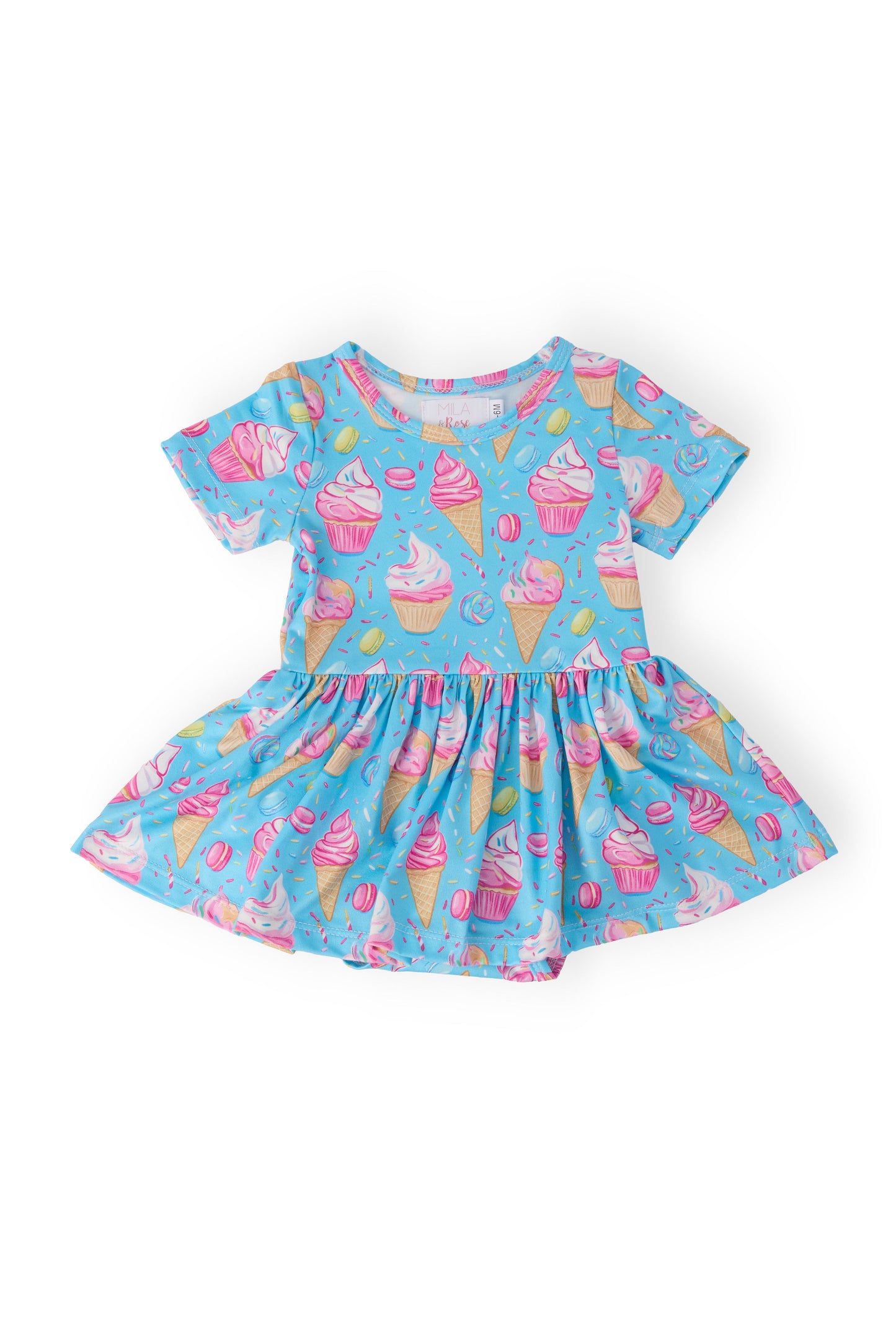 Mila & Rose Delightful Desserts S/S Twirl Bodysuit