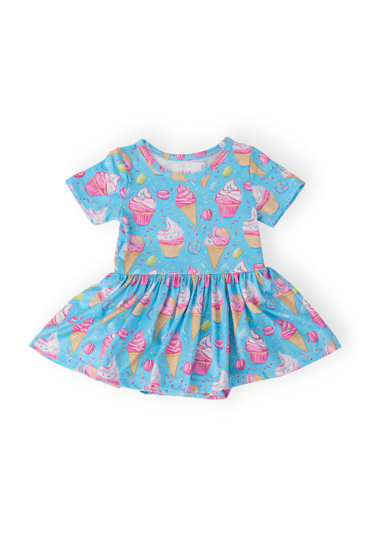 Mila & Rose Delightful Desserts S/S Twirl Bodysuit