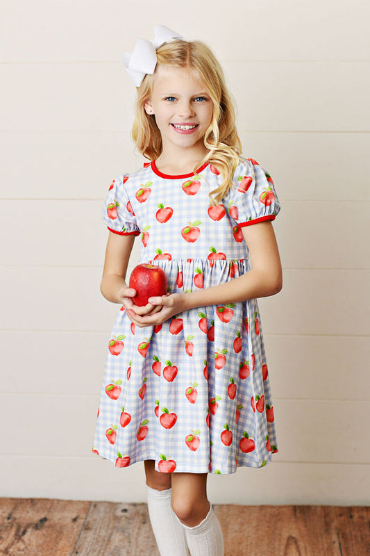 Serendipity Clothing Apple Bow Dress