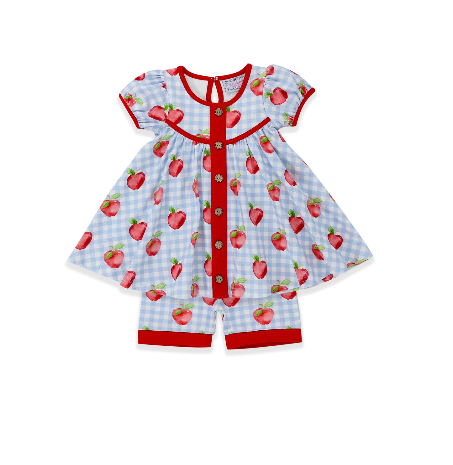 Serendipity Clothing Apple Tunic & Shortie Set