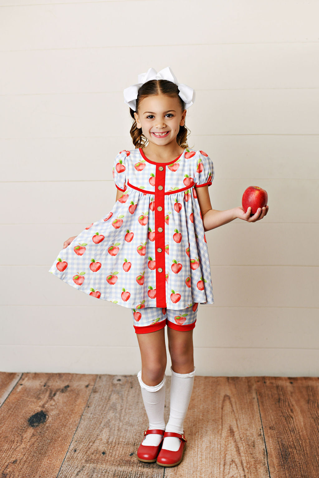 Serendipity Clothing Apple Tunic & Shortie Set