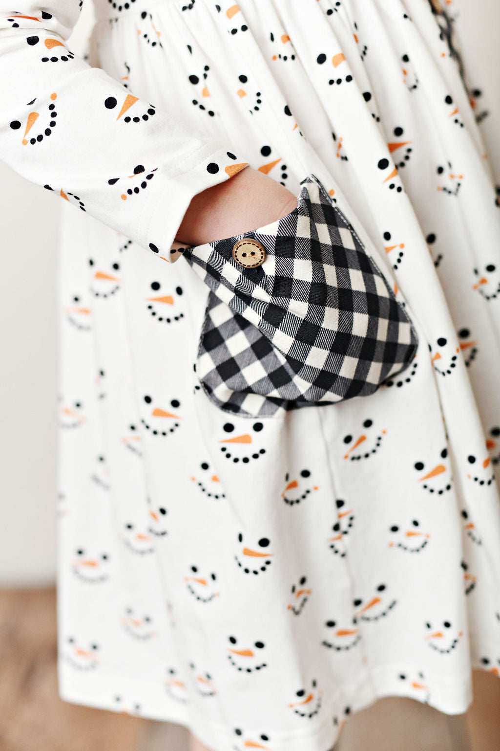 Serendipity Mr. Snowman Pocket Dress