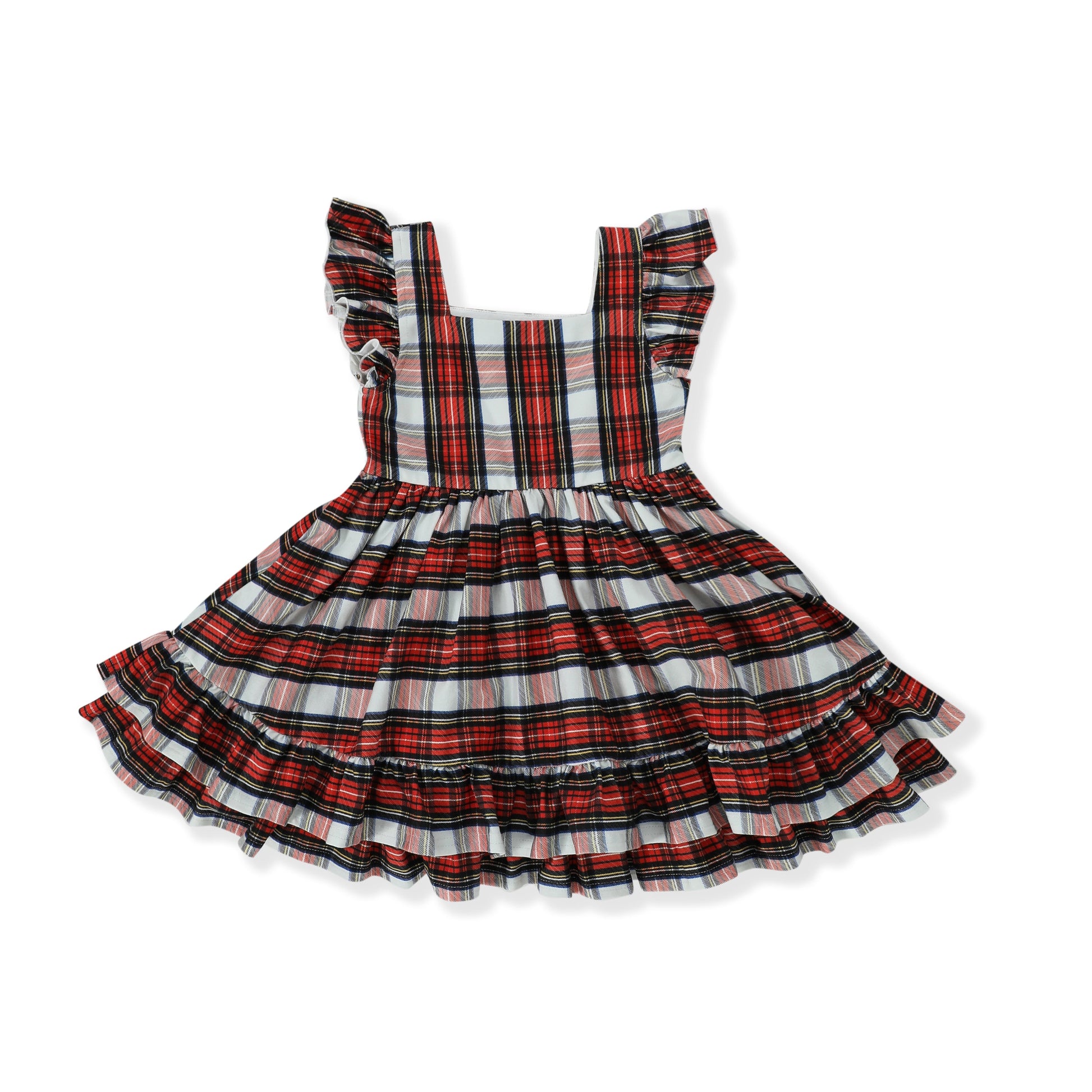 Serendipity Tartan Plaid Pinafore Dress