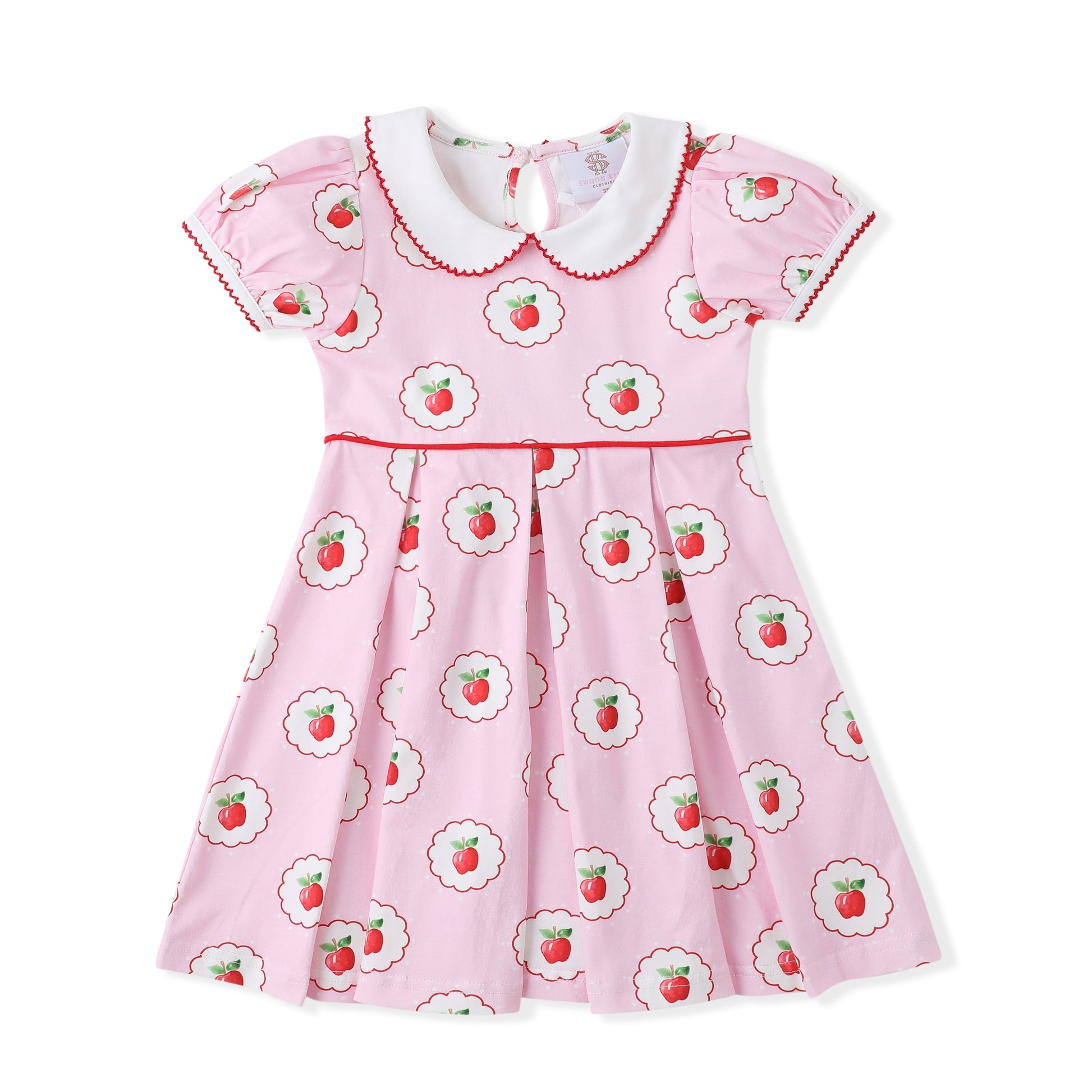 Swoon Kids Back to School Apple Proper Dress