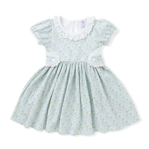 Swoon Kids Ditsy Petal Gwen Tab Dress Style FW2524