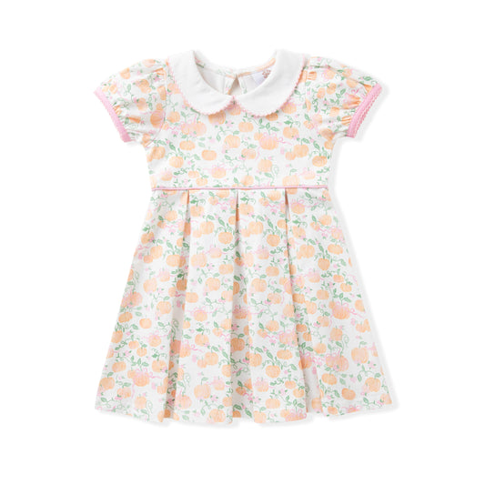 Swoon Kids Pumpkin Patch Pleat Proper Dress Style FW2540