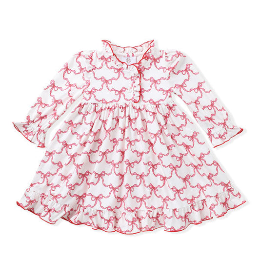 Swoon Kids Ribbon Cheer Play Butterknit Dress Style FW2548