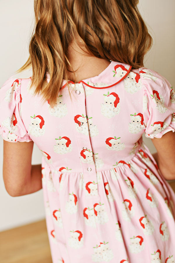 Swoon Kids Santa Baby Pink Proper Dress Style FW2580