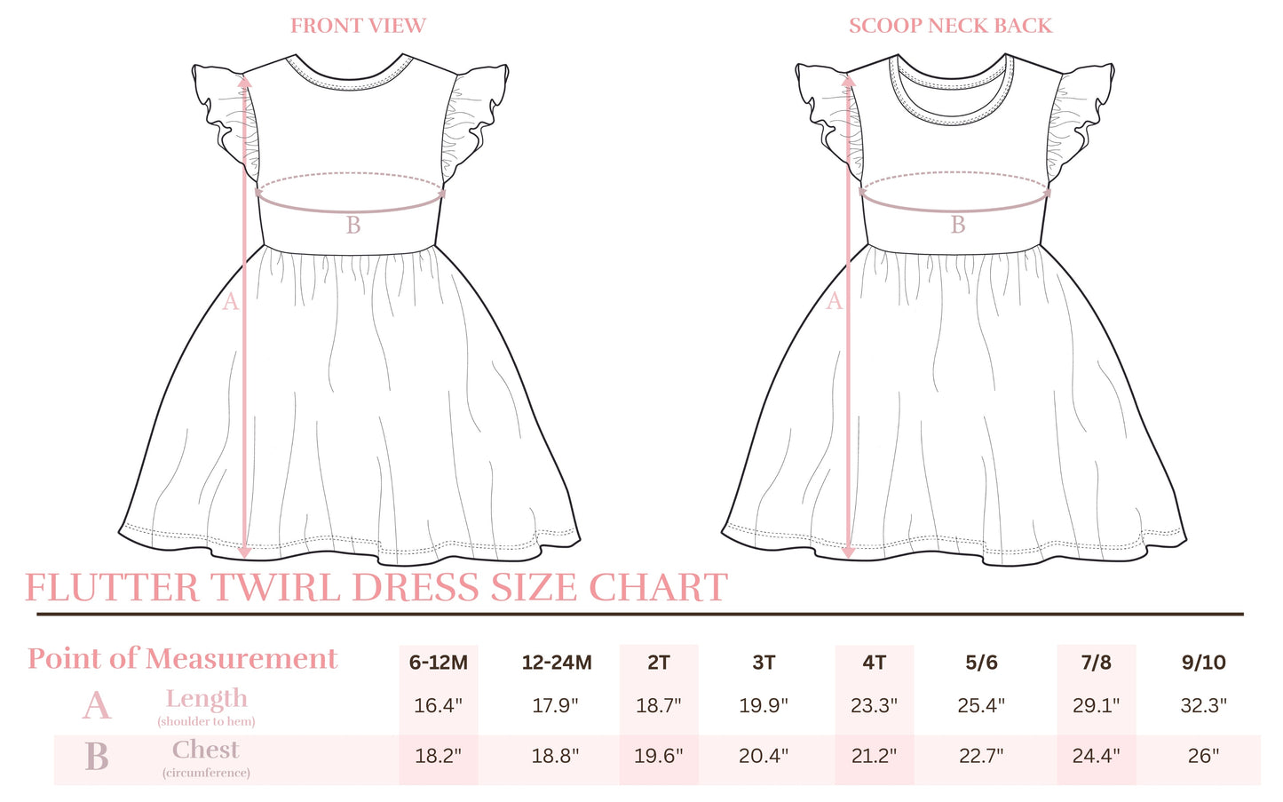 Mila & Rose Fluttering Butterflies Flutter Sleeve Twirl Dress