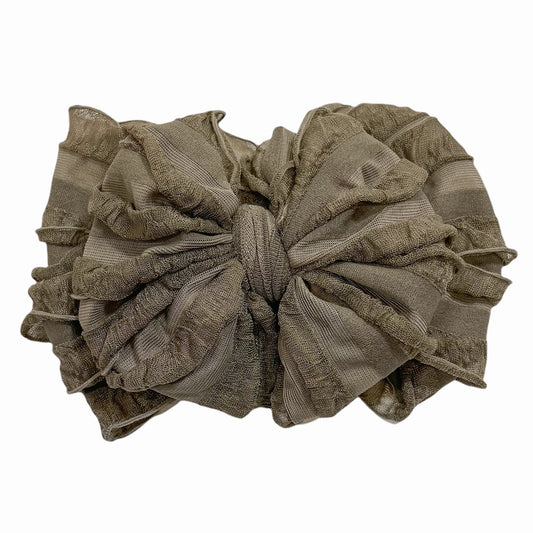In Awe Couture Ruffled Headband - Hazel