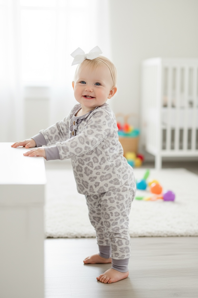 Rockin Royalty Baby Natural Leopard | 2pc. Toddler Set