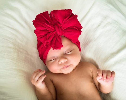 In Awe Couture Cranberry Ruffled Headband