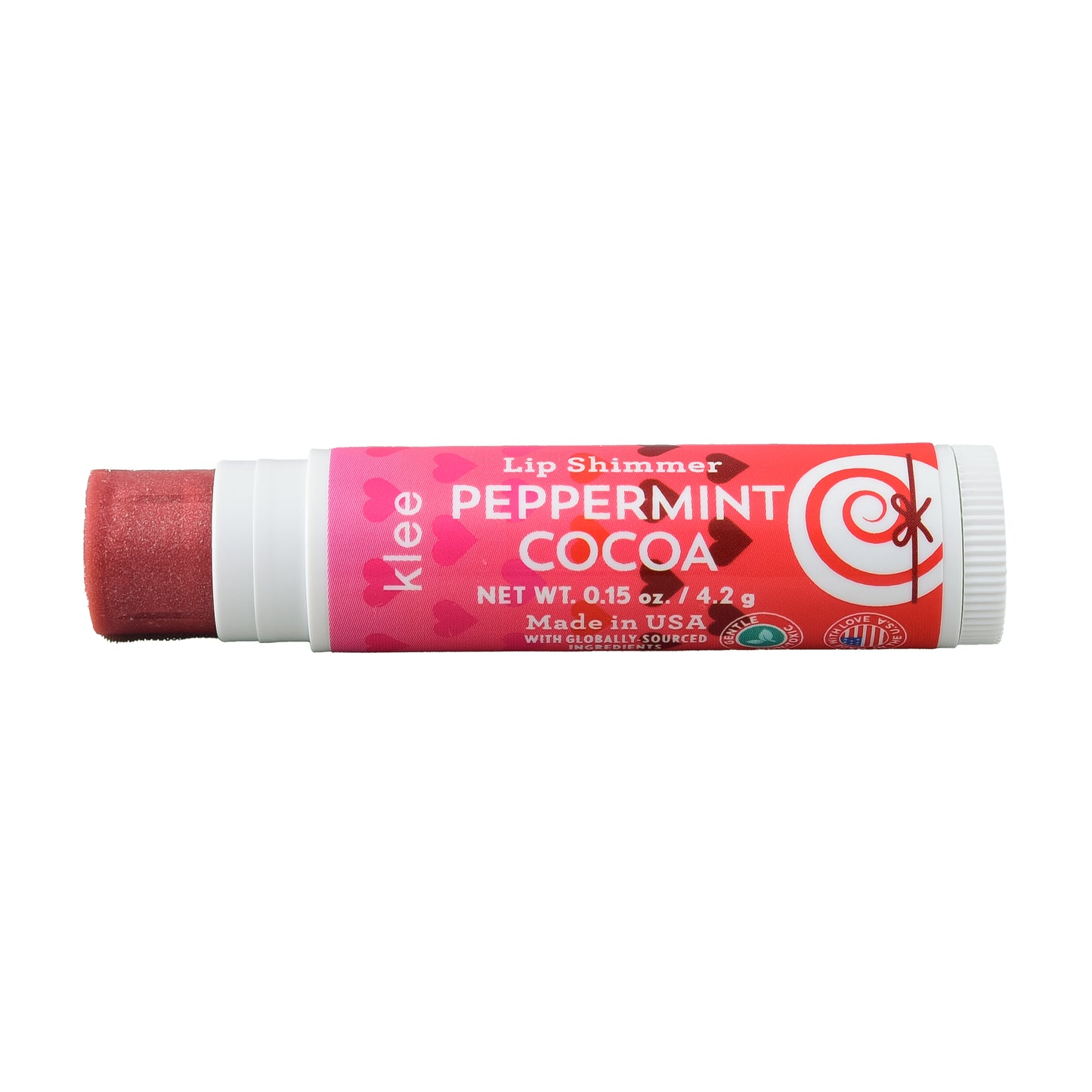 Klee Naturals Peppermint Cocoa Natural Lip Shimmer