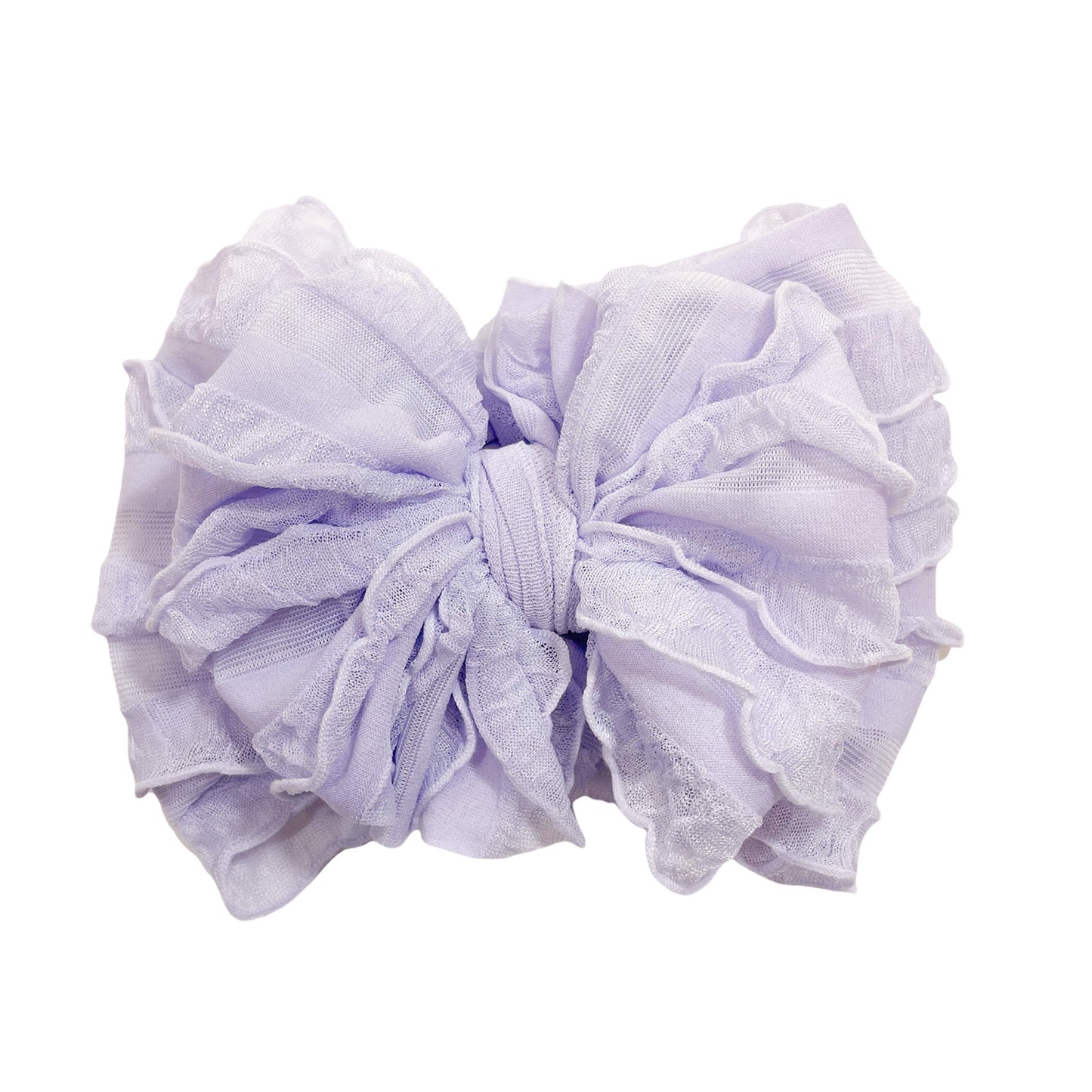 In Awe Couture Ruffled Headband - Lavender