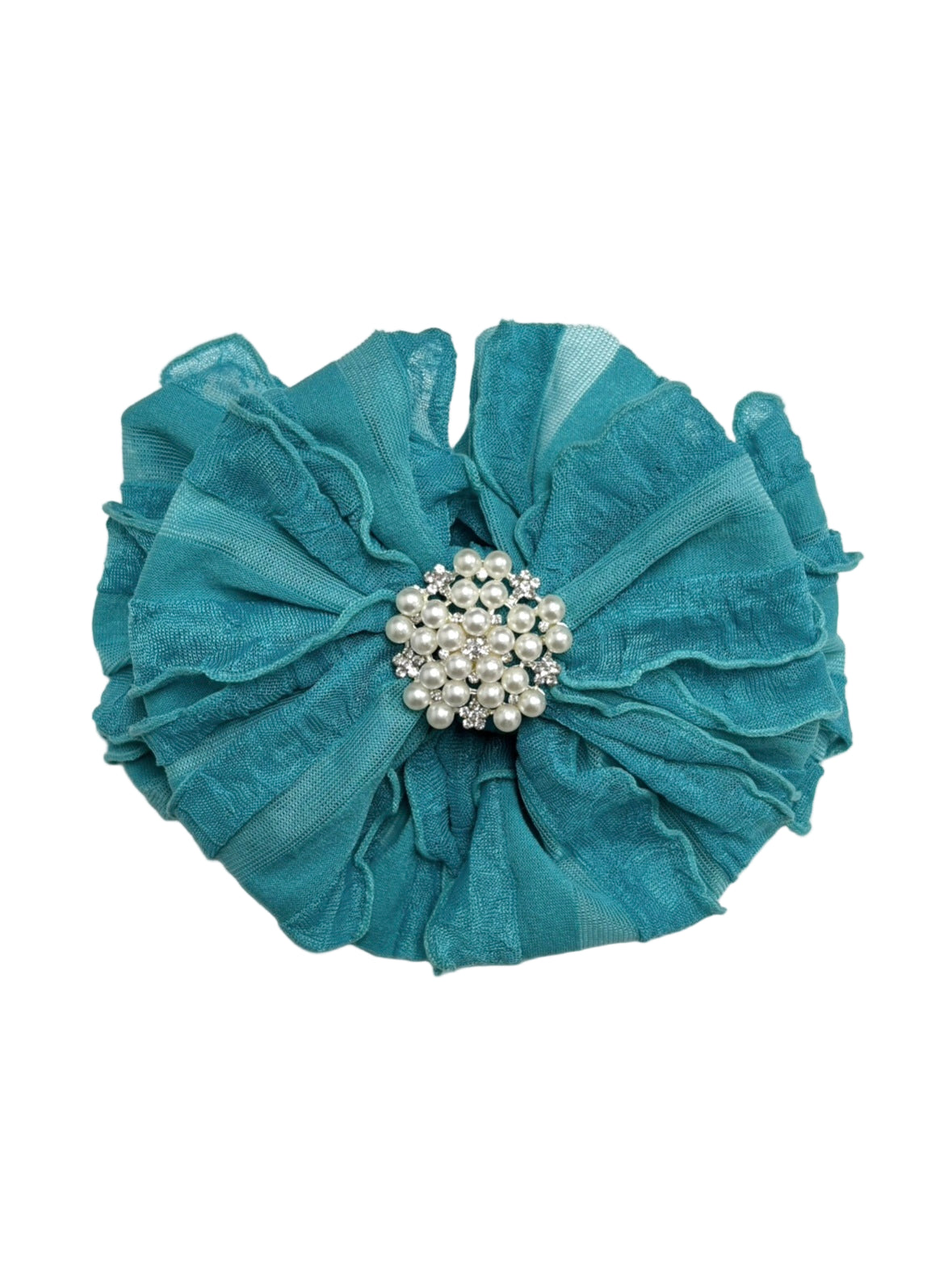 In Awe Couture Pearl Ruffled Headband