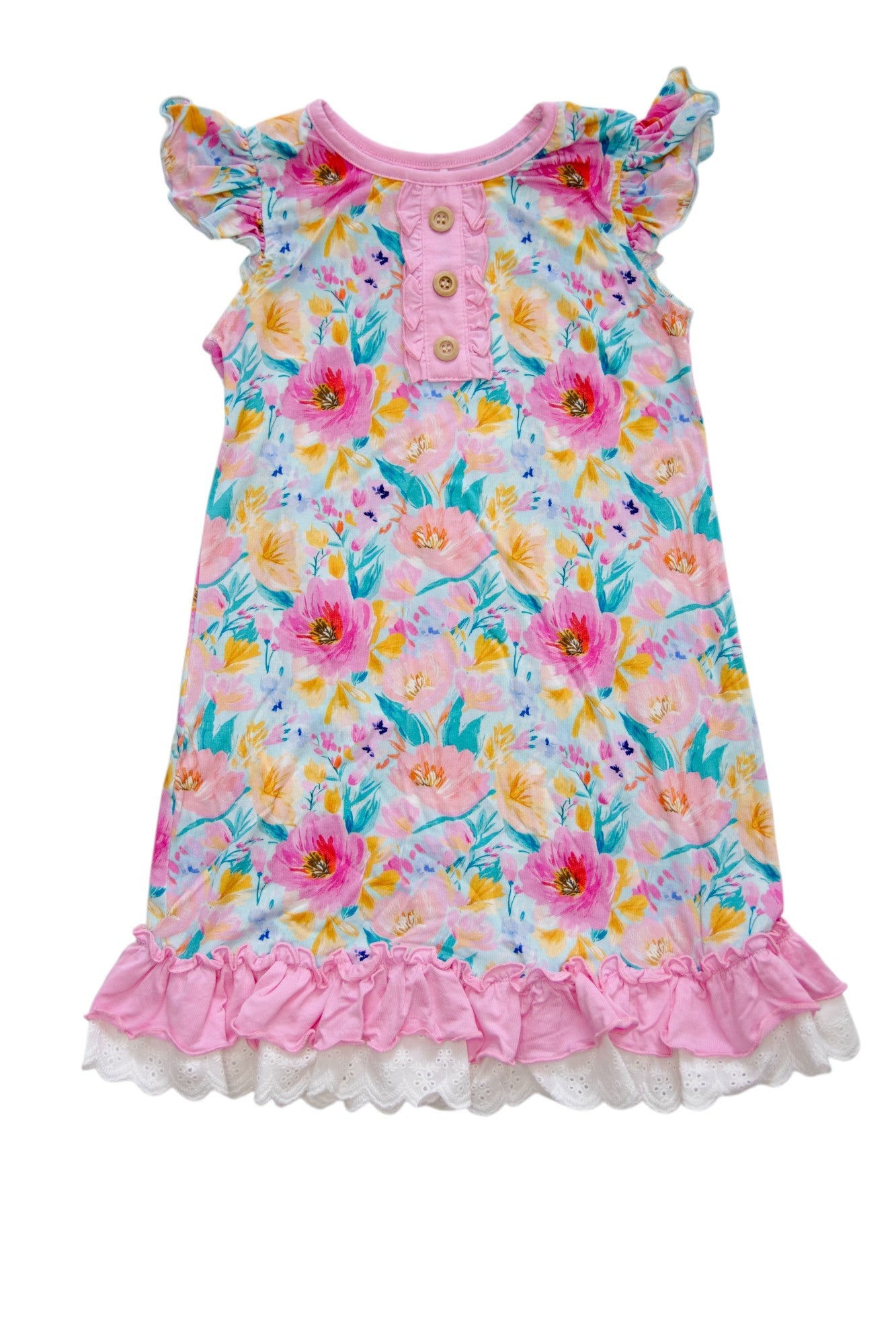 Rockin Royalty Sunlit Poppy | Ruffle Toddler Gown