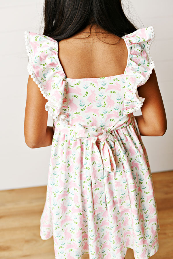 Swoon Kids Bunny Collection Pinafore Dress Style S2601