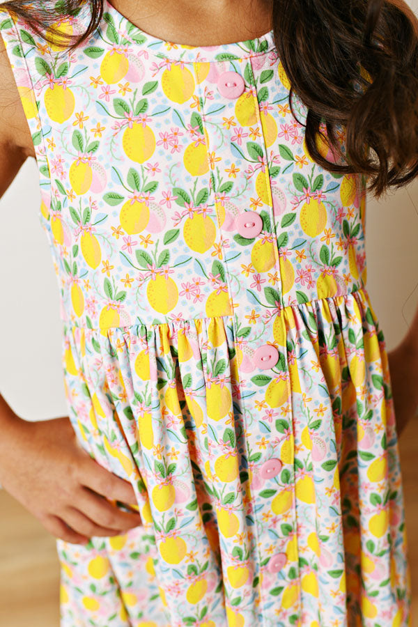 Swoon Kids Pink Lemonade Prim Dress