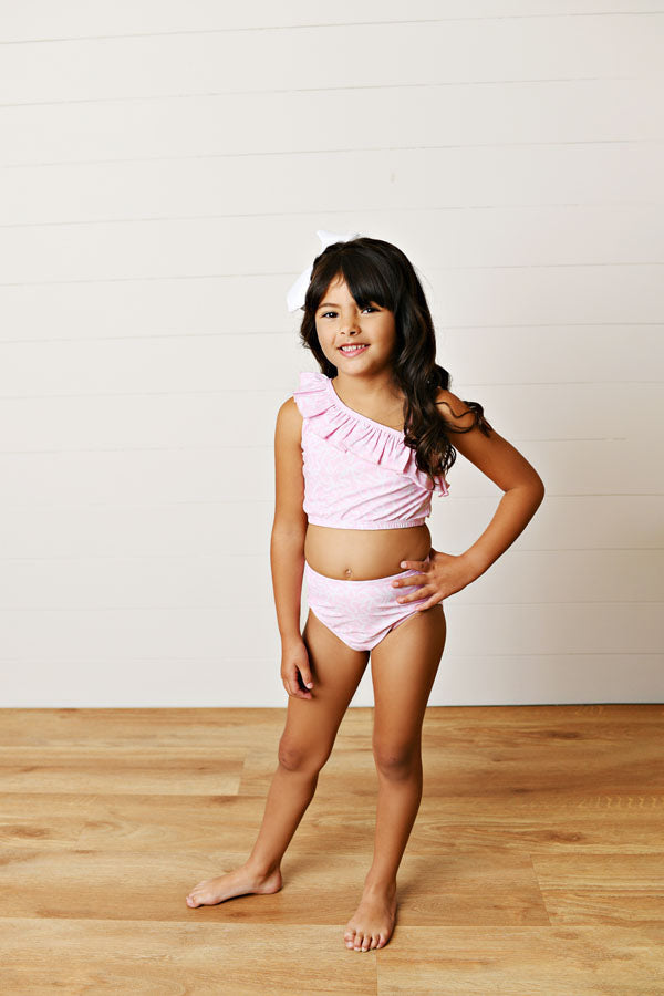 Swoon Kids Whimsical Bows 2 PC Swimsuit