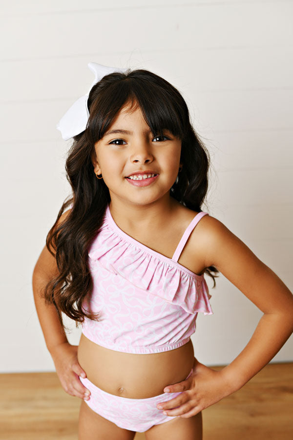 Swoon Kids Whimsical Bows 2 PC Swimsuit