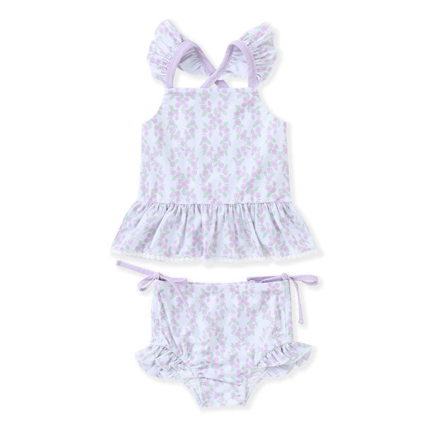 Swoon Kids Lavender Garden 2 PC Swimsuit Style S2663