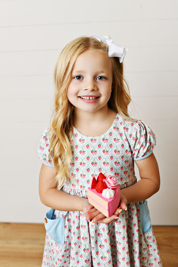 Swoon Kids Berry Fields Pocket Dress Style S2665