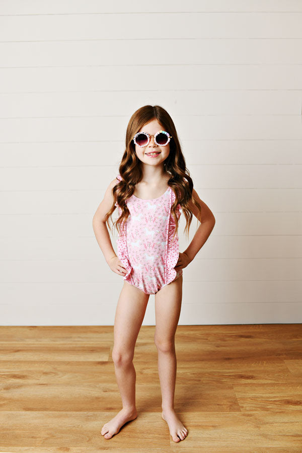 Swoon Kids Golden Unicorn 1 PC Swimsuit