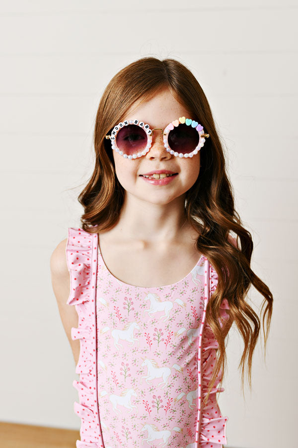 Swoon Kids Golden Unicorn 1 PC Swimsuit Style S2674