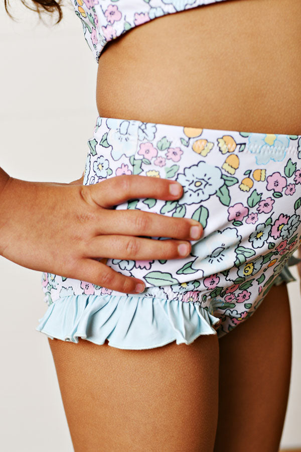 Swoon Kids Charleston Floral 2 PC Swimsuit Style S2683